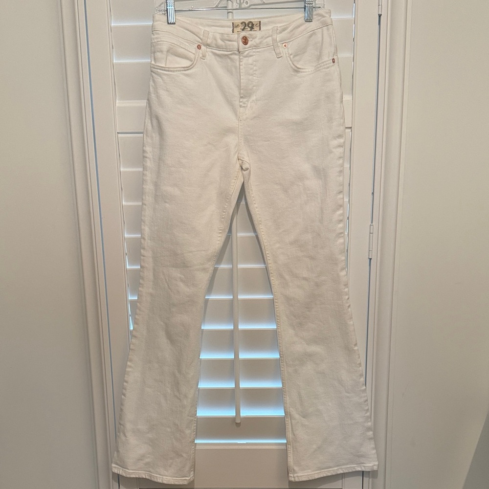 We The Free white Flare Jeans